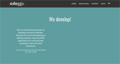 Desktop Screenshot of codeggs.com